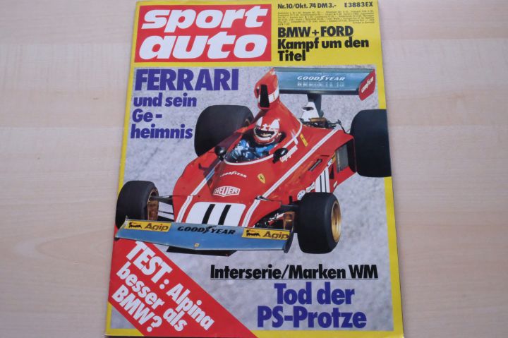 Deckblatt Sport Auto (10/1974)